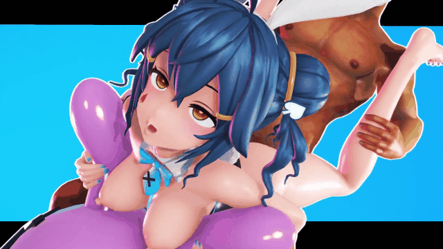 kemkemファンクラブ 【おまけ】でうさぎのおもちゃの上で後背位【キャラ差分あり】 –.gif