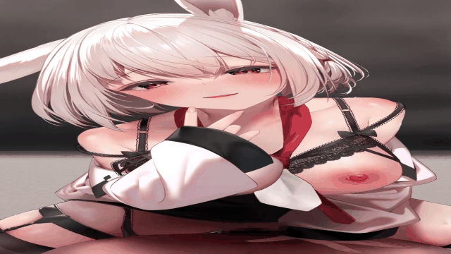 - ぺちぺちくうかん – 灰葉 – Lapin gris -【